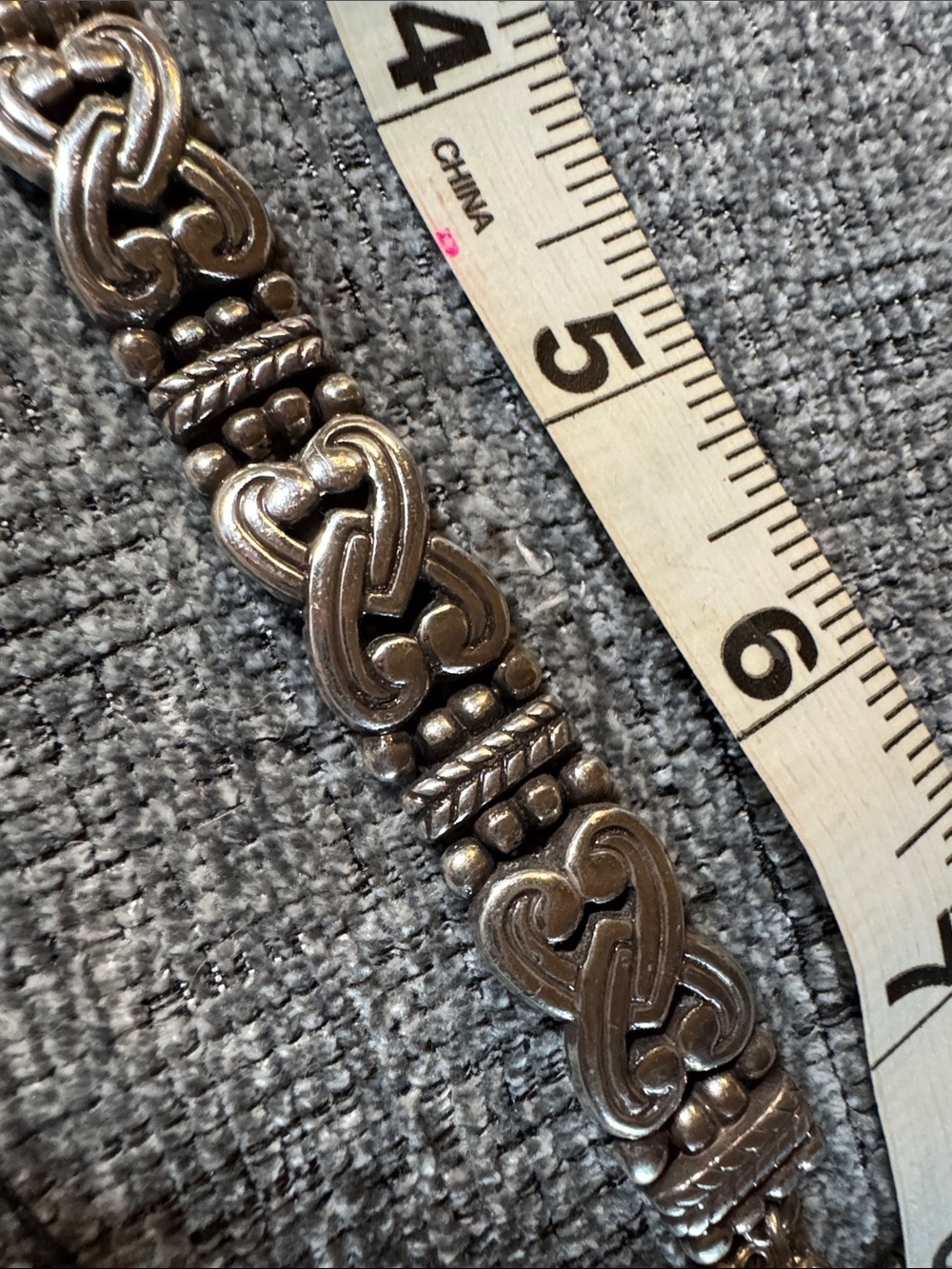 Brighton Silver-Tone Heart Link Bracelet - Picture 4 of 7